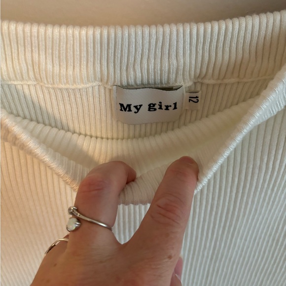 Knit off white skirt - Picture 3 of 3